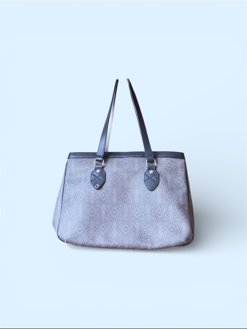 Vintage Loewe Anagram Patterned Tote